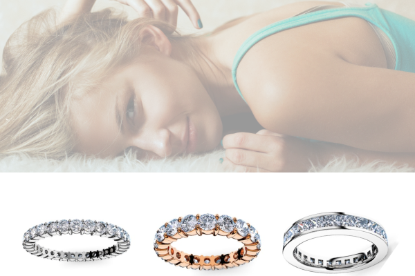エタニティリングは独身でもファッションリングとして 結婚指輪 婚約指輪 プレゼントにも使えます