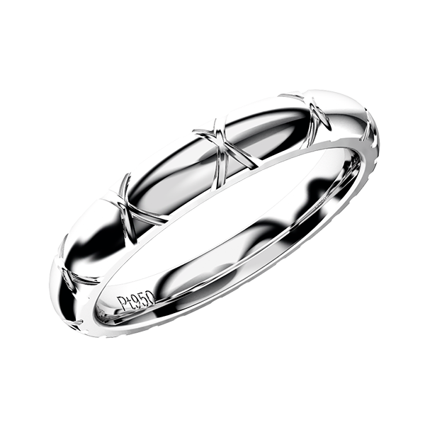 メンズ(男性用)・結婚指輪・トルテュ・ド・メール3mm